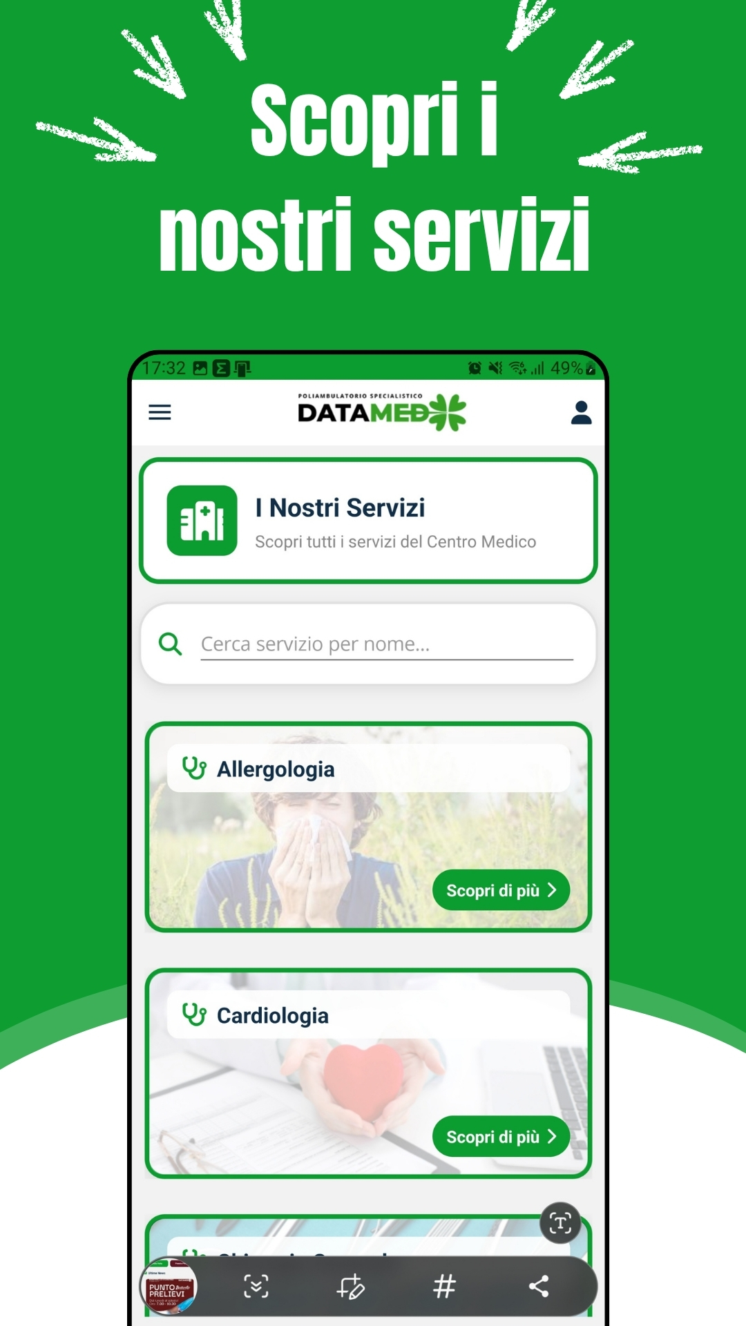 App Datamed - Prenotazioni