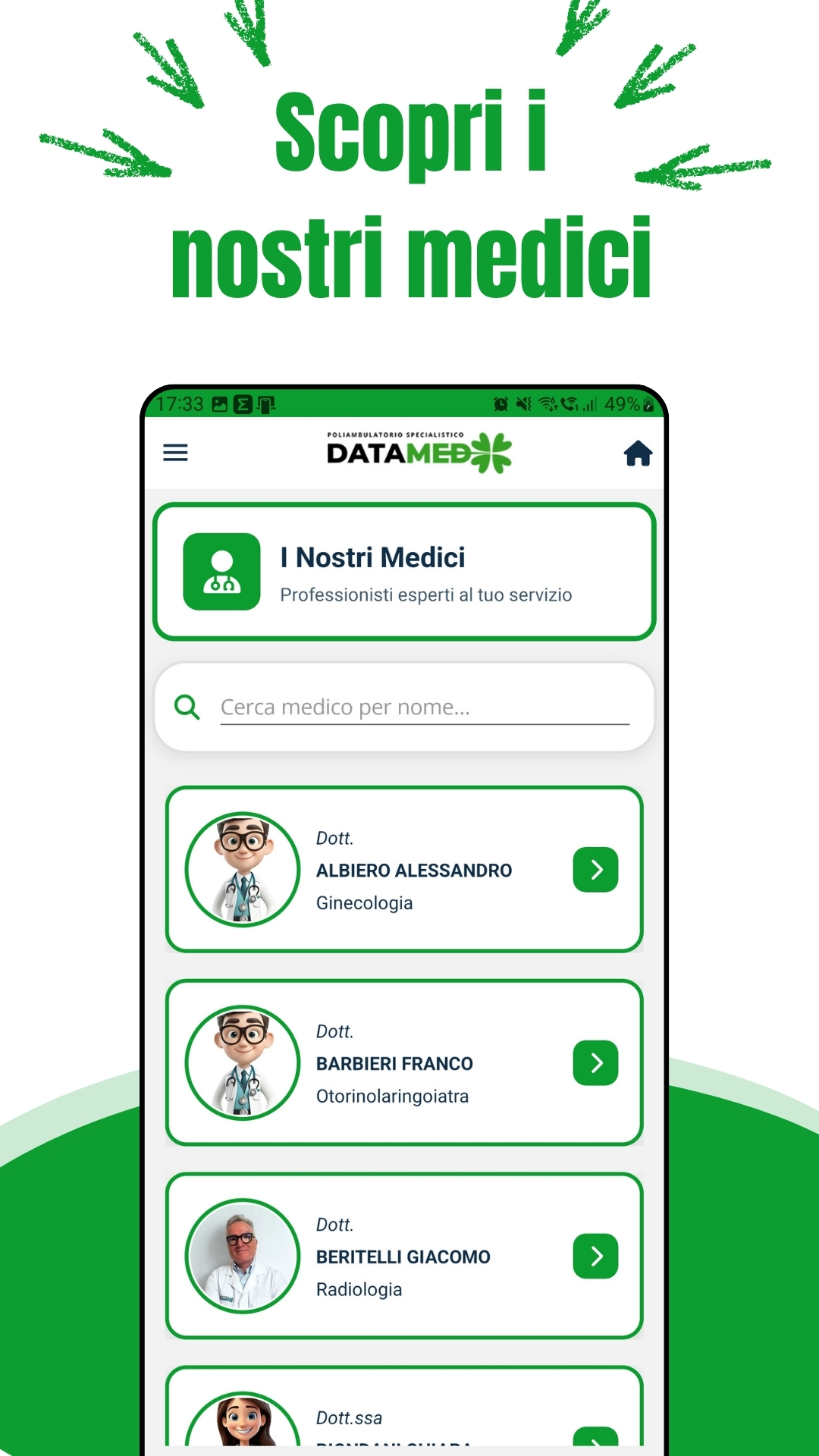 App Datamed - Referti